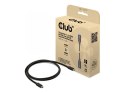 CLUB3D CAC-2501 kabel Thunderbolt 1 m 120 Gbit/s Czarny