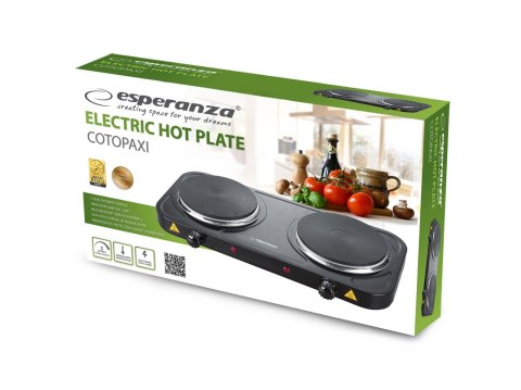 ESPERANZA KUCHENKA ELEKTRYCZNA COTOPAXI CZARNA EKH010K