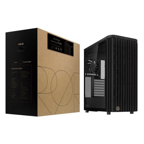 ASUS ProArt PA401 Wood TG PWM (Black) Tower Czarny