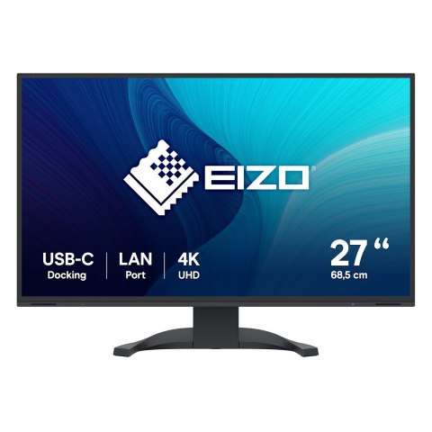 Monitor LCD 27" EIZO FlexScan EV2740X-BK 68,6cm 3840x2160 px 4K Ultra HD LCD Czarny