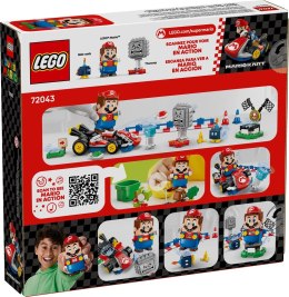 LEGO SUPER MARIO 72043 Mario Kart - Interaktywna figurka LEGO Mario i Standard Kart
