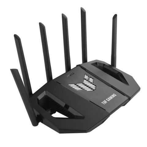ASUS 90IG0A30-MO9C00 router bezprzewodowy 2.5 Gigabit Ethernet Trójpasmowy (2,4 GHz / 5 GHz / 6 GHz) Czarny