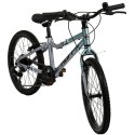 Rower dziecięcy HUFFY Literide Alu 20" srebrno-turkusowy (23005W)