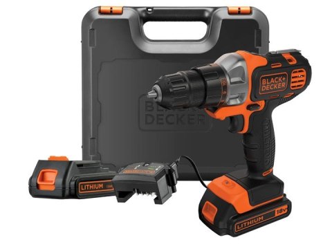 Black & Decker MT218KB wiertło 800 RPM Czarny, Pomarańczowy 1,46 kg