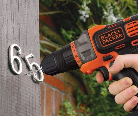 Black & Decker MT218KB wiertło 800 RPM Czarny, Pomarańczowy 1,46 kg