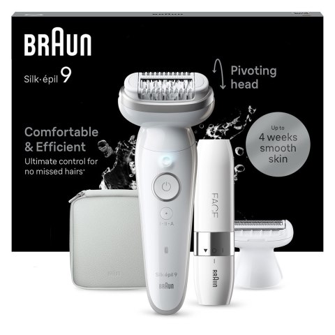 Depilator akumulatorowy BRAUN Silk-epil 9 9-341 Biały