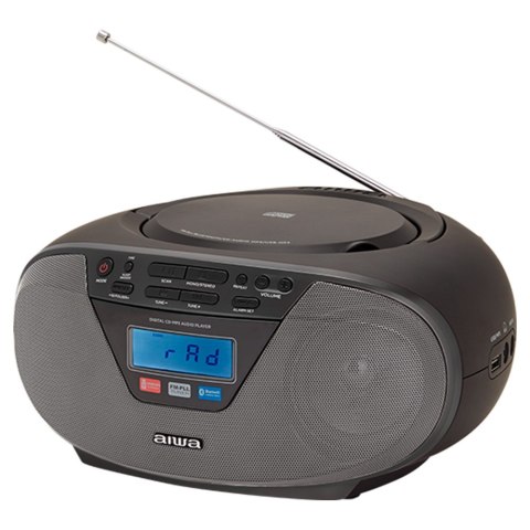 AIWA Boombox BBTU-400BK CD/FM RDS/USB/BT czarny