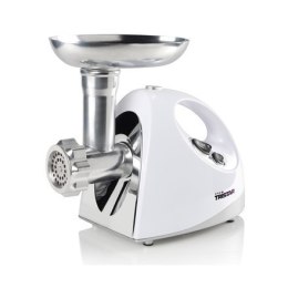 Tristar VM-4210 White, 3 Stainless steel grinding plates, Aluminum grinder head, Aluminum hopper tray, Sausage stuffer, Kubbe at