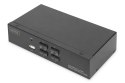 Przełącznik KVM, 4-portowy, pojedynczy wyświetlacz, 4K, HDMI