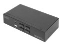 Przełącznik KVM, 4-portowy, pojedynczy wyświetlacz, 4K, HDMI