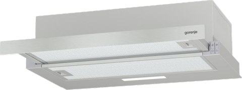 Okap teleskopowy GORENJE TH62E3X 60 cm | sterowanie dotykowe | LED | inox