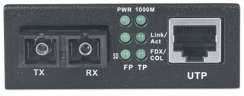 INTELLINET MEDIA KONWERTER GIGABIT ETHERNET JEDNOMODOWY 507349