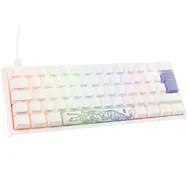 Klawiatura Gamingowa Ducky One 2 Pro White Edition, RGB LED - Wiśniowa Czerń