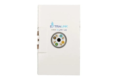 Kabel sieciowy Extralink EX.10062 skrętka CAT6 UTP (U/UTP) V2 Wewnętrzny 305M
