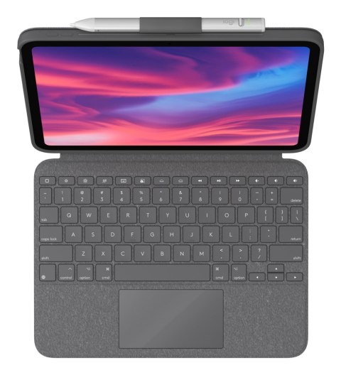 Logitech Combo Touch QWERTY British English Smart Connector Szary