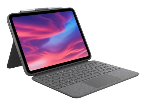 Logitech Combo Touch QWERTY British English Smart Connector Szary