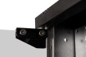 Szafa sieciowa wisząca 19" 4U, SOHO PRO 240 x 540 x 400 mm, drzwi szyba, czarny, niezłożona, 60kg