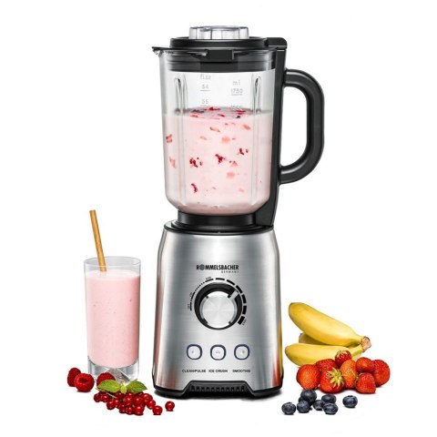 Blender Rommelsbacher MX1250 1,75 l, 1200 W, Mikser stołowy ze stali nierdzewnej