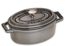 Mini garnek żeliwny owalny Staub - 250 ml, Grafitowy