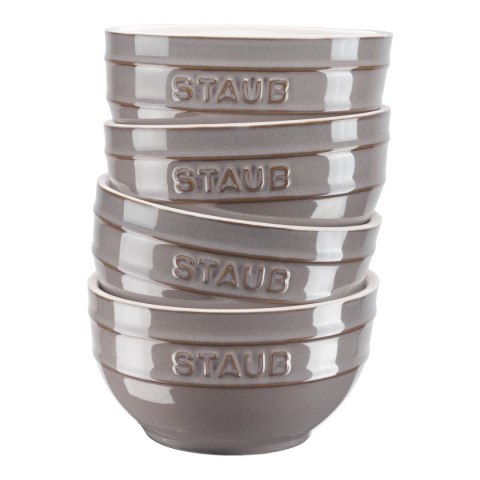 Staub Ceramique puchar 700 ml Szary Okrągły