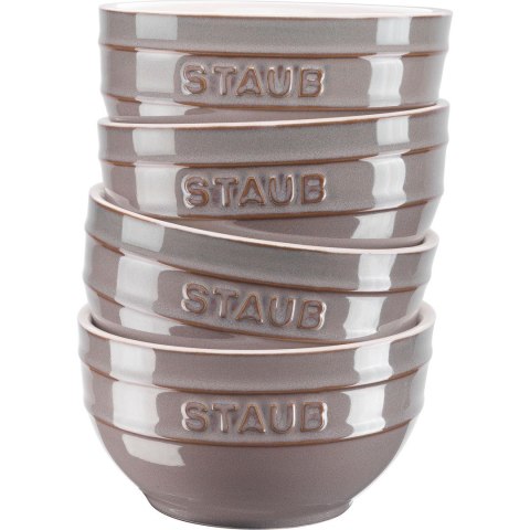 Staub Ceramique puchar 700 ml Szary Okrągły
