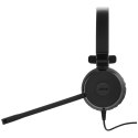 Jabra Evolve 20SE UC Mono Zestaw słuchawkowy Przewodowa Opaska na głowę Biuro/centrum telefoniczne USB Typu-A Bluetooth Czarny
