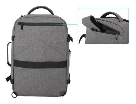 Plecak na laptop 17,3" Manhattan 440370 43,9cm Szary