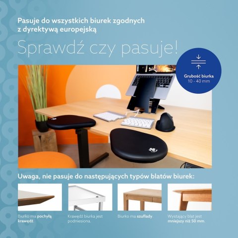 Podłokietnik ergonomiczny SPLIT/BLACK RGOARMSP R-GO TOOLS
