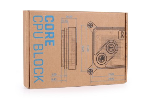 Blok do chłodzenia wodnego Alphacool Core 1 WACP-533 13443 czarny
