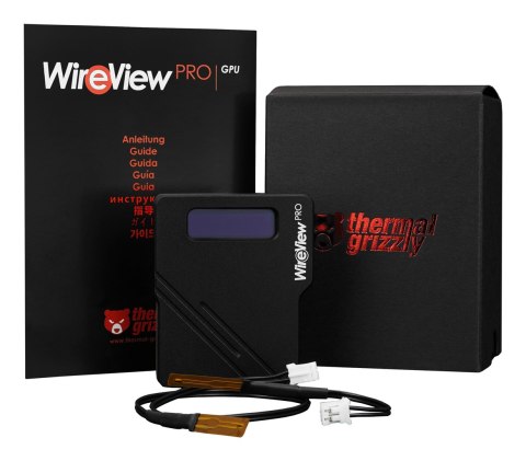 Termiczna karta graficzna Grizzly WireView 90 Pro, 1x12VHPWR - Wsteczny