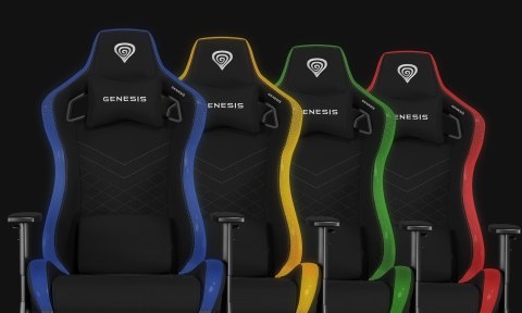 Fotel do gry GENESIS NFG-2247 - fotel dla gracza z obitym siedziskiem