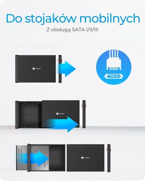 Obudowa ICY BOX IB-525-U3 5.25" SATA III USB Type-C