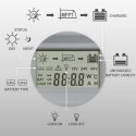Solarny regulator ładowania MPPT Qoltec 53664 z czujnikiem temperatury 50A |12V / 24V | LCD | Bluetooth | APP | GEL | LiFePO4
