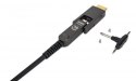 Aktywny kabel światłowodowy MANHATTAN High Speed z odłączanym złączem 4K@60Hz UHD, HDMI męski na Micro HDMI męski (typ D) i odłą