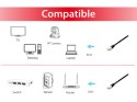 Kabel krosowy RJ-45 (M) do RJ-45 (M) 2 m S/FTP CAT 6a bezhalogenowy, linkowy