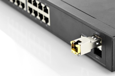 Digitus Miedziany moduł SFP Mini GBIC, 10 Gb/s, RJ45