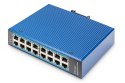 Przemysłowy switch 16x 1000Base-TX DIN rozszerzony zakres temperatur