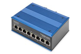 Przemysłowy switch 8x 1000Base-TX DIN rozszerzony zakres temp.