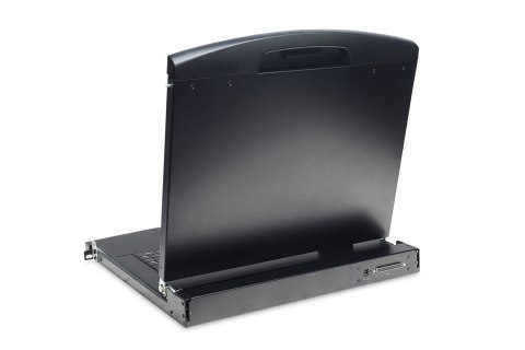 Konsola modularna KVM 19'' LCD TFT, 8 portów VGA, touchpad, klawiatura GE, czarny