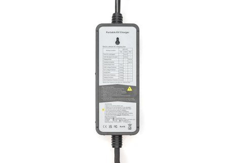 Ładowarka EV z regulacją mocy ładowania 1,8-3,7 kW, z torbą, 5 m, 230 V, Typ F 7/4 do Typ 2