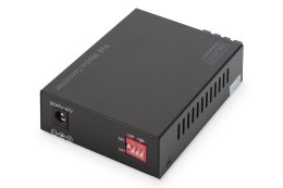 Media konwerter RJ45 10/100/1000Base-T na SC duplex 1000Base-LX, SM, 20km