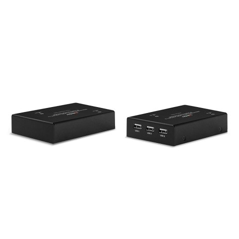 Przedłużacz Fibre Optic DisplayPort 1.2 KVM Extender Lindy 300m