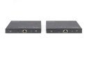Przedłużacz/Extender KVM HDMI+USB 70m po kat. 6 UTP/IP 4K 60Hz audio (zestaw)