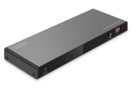 Rozdzielacz / Splitter HDMI 1x4, 8K/60Hz (4:4:4) z HDR, 48 Gbps, HDCP 2.3. Toslink / Stereo, EDID
