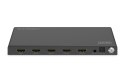 Rozdzielacz / Splitter HDMI 1x4, 8K/60Hz (4:4:4) z HDR, 48 Gbps, HDCP 2.3. Toslink / Stereo, EDID