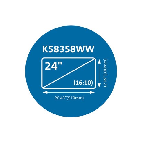 Kensington Magnetyczny filtr prywatyzujący MagPro™ do monitora, 24" (16:9)