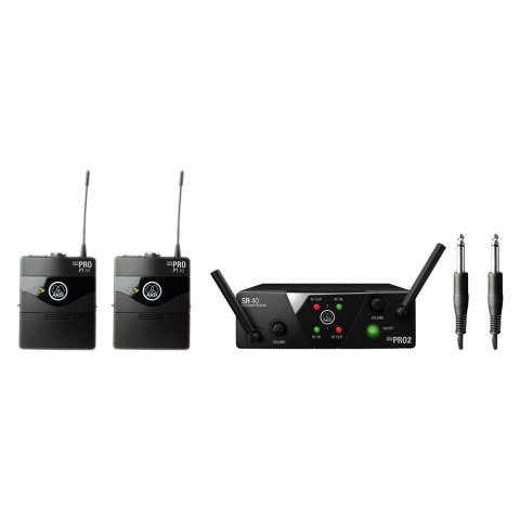 Mikrofonowy zestaw bezprzewodowy AKG WMS40 Mini2 Instrumental Set BD US25B/D