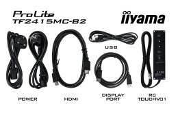 Monitor iiyama ProLite TF2215MC-B2, 54.6cm (21.5''), Projected Capacitive, 10 TP, Full HD, czarny
