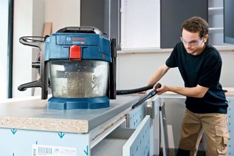 Bosch GAS 18V-10 L Professional Czarny, Niebieski