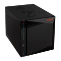 Asustor AS5404T serwer danych NAS Intel® Celeron® N5105 4 GB DDR4 0 TB ADM Czarny